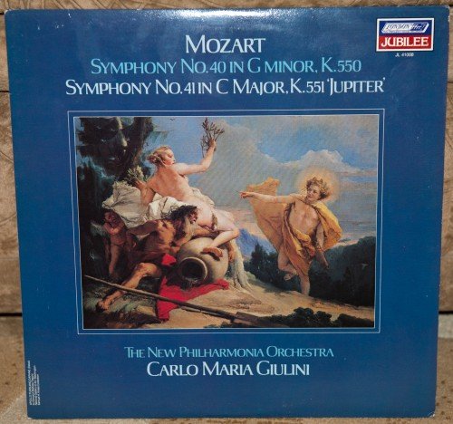 Mozart - Symphonie Nr.40 KV 550, Nr.41 KV 551 - The New Philarmonia Orchestra - Carlo Maria Giulini (1981) LP