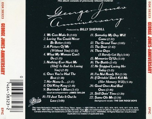 George Jones - Anniversary: Ten Years Of Hits (1990)