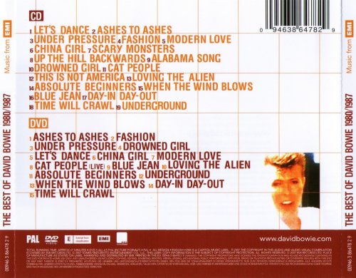 David Bowie - The Best Of David Bowie 1980/1987 (2007) {CD & DVD Box}