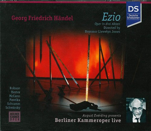 Christopher Robson, Berliner Kammeroper, Ensemble Oriol, Brynmor Llewelyn Jones – Handel: Ezio (1995)
