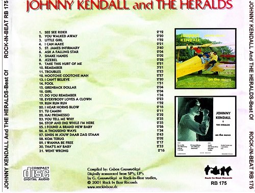 Johnny Kendall & Heralds - On The Move (Reissue) (1965/2001)