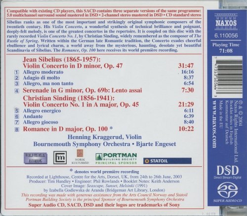 Bjarte Engeset, Henning Kraggerud - Sibelius, Sinding: Violin Concerto (2004) [SACD]