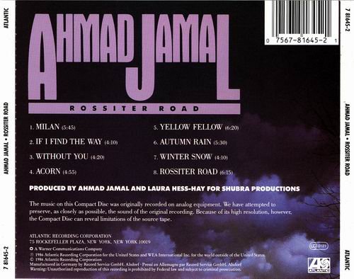 Ahmad Jamal - Rossiter Road (1986)