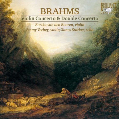 Borika van den Booren, Emmy Verhey & Janos Starker - Brahms: Violin Concerto & Double Concerto (2018)