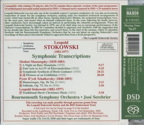 Jose Serebrier - Mussorgsky, Tchaikovsky: Stokowski Transcriptions (2005) [SACD]