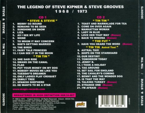 Steve & Stevie / Tin Tin - The Legend Of Steve Kipner And Steve Groves 1968-1973 (2013)