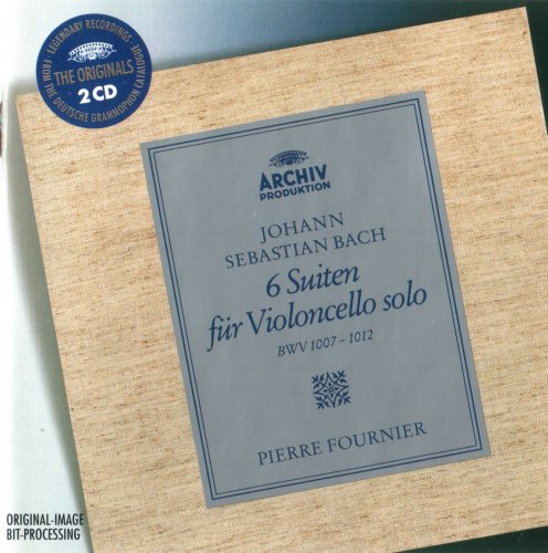 Bach - 6 Suiten fur Violoncello Solo (Pierre Fournier) [2CD] (1996)
