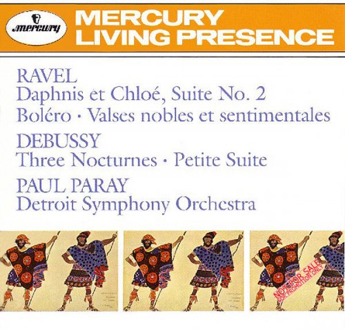 Paul Paray, Detroit Symphony Orchestra ‎– Paray Conducts Ravel & Debussy (1992)