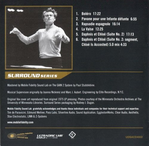 Stanislaw Skrowaczewski & Minnesota Orchestra - Ravel: Bolero, La Valse (1975) [2003 SACD]