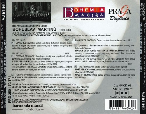 The Prague Philharmonic Choir, Jaroslav Brych - Martinu: Songs of the Czech Highlands (2002)