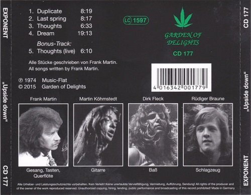 Exponent - Upside Down (Reissue) (1974/2015)