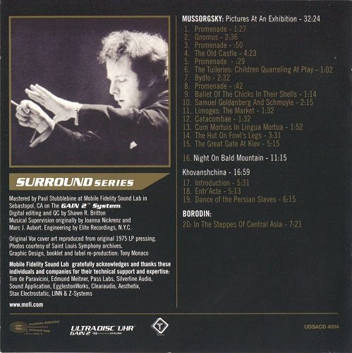 Leonard Slatkin, St. Louis Symphony - Mussorgsky: Pictures At An Exhibition (1975) [2004 SACD]