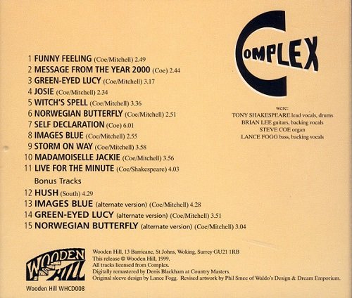 Complex - Complex (Reissue) (1970/1999)