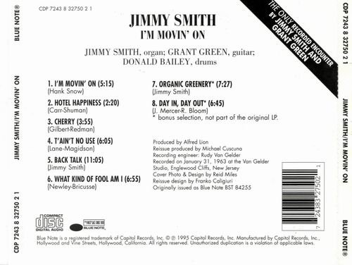 Jimmy Smith - I'm Movin' On (1963)
