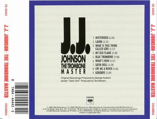 J.J.Johnson - The Trombone Master (1957)