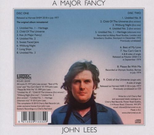 John Lees - A Major Fancy (Deluxe Edition, Remastered) (1977/2010)