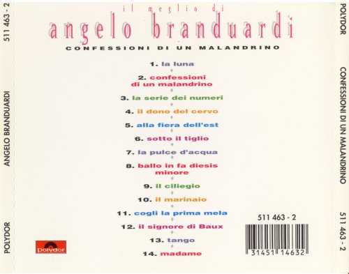 Angelo Branduardi - Confessioni Di Un Malandrino (1991)