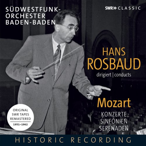 Sudwestfunkorchester Baden-Baden & Hans Rosbaud - Mozart: Symphonies, Concertos & Serenades [9CD] (2018)