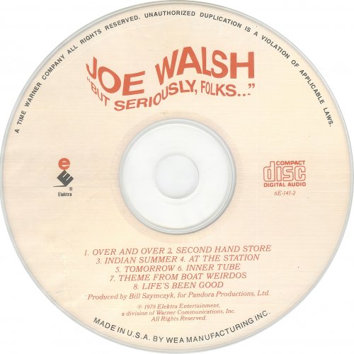 Joe Walsh - But Seriously, Folks ... (1978/1990)