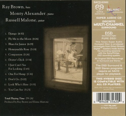 Ray Brown, Monty Alexander, Russell Malone - Ray Brown Monty Alexander Russell Malone (2002) [SACD]