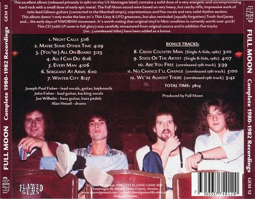 Full Moon - Complete 1980-1982 Recordings (Remastered) (2010)