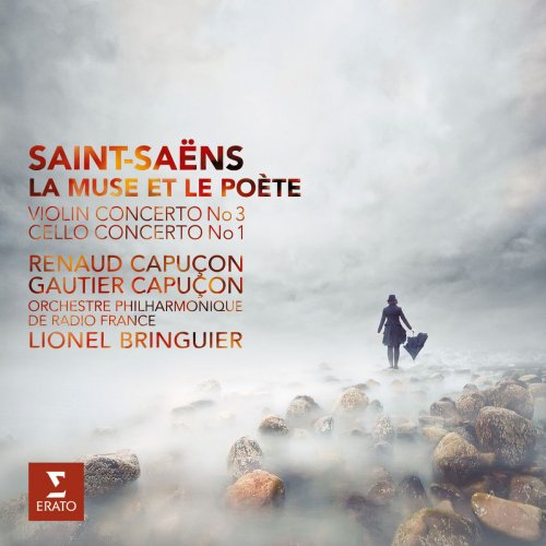 Gautier Capuçon, Lionel Bringuier, Renaud Capuçon - Saint-Saëns La Muse et le Poète (Édition StudioMasters) (2013) [Hi-Res]