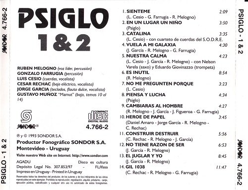 Psiglo - Psiglo I & II (Reissue) (1973-74/1993)