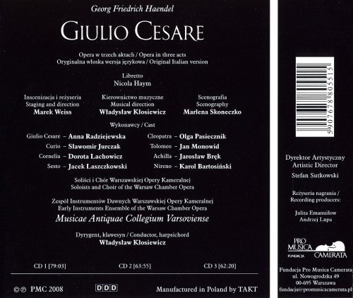 Wladyslaw Klosiewicz - Handel: Giulio Cesare (2009)