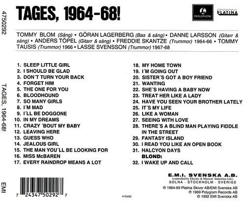 Tages - Tages, 1964-68! (1992)