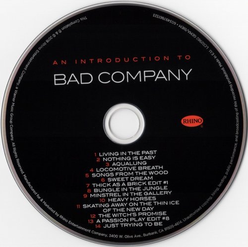 Bad Company - An Introduction To Bad Company (2018)