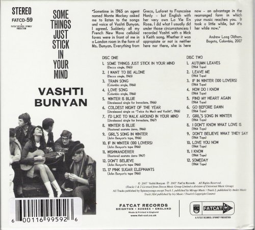 Vashti Bunyan - Some Things Just Stick in Your Mind: Singles and Demos 1964-1967 (2007)