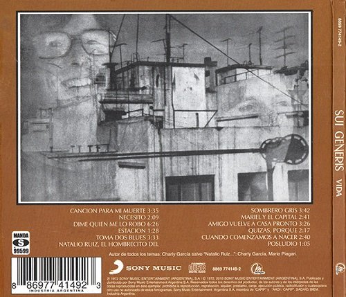 Sui Generis - Vida (Reissue) (1972/2010)