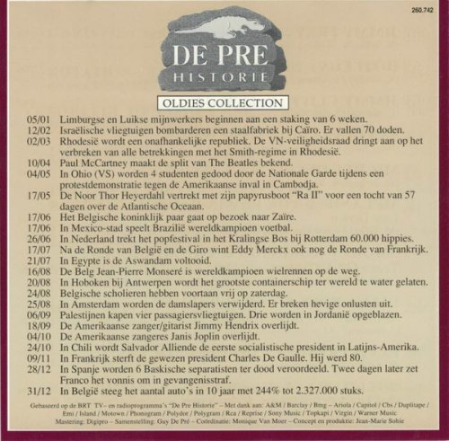 VA - De Pre Historie 1970 (1991)