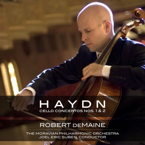 Robert DeMaine, Moravian Philharmonic Orchestra & Joel Eric Suben - Haydn: Cello Concerto Nos. 1 & 2 (2018) [Hi-Res]
