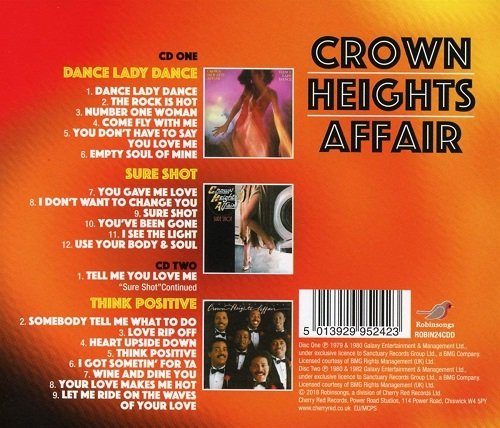 Crown Heights Affair - Dance Lady Dance / Sure Shot / Think Positive (2018)