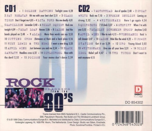 VA - Rock Classics from the 80'S (1999)