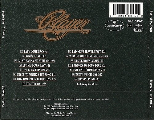 Player - Best Of Player (1990) Lossless