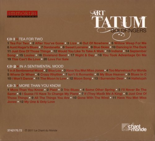 Art Tatum - Goldfingers (3CD, 2011) CD-Rip