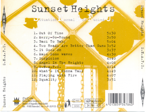 Sunset Heights - S.N.A.F.U. (1996)