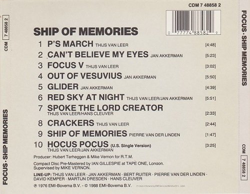 Focus - Ship Of Memories (Reissue) (1976/1988)