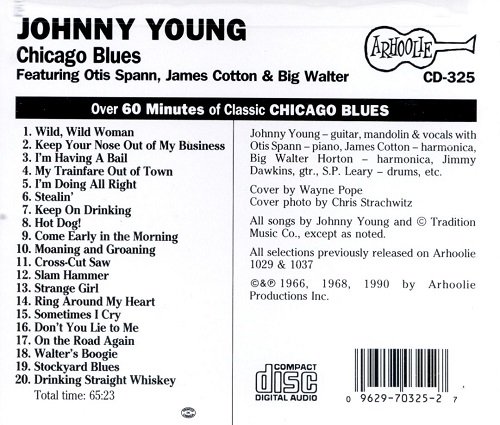 Johnny Young - Chicago Blues (With Otis Spann, James Cotton, Big Walter) (Reissue) (1968/1990) Lossless