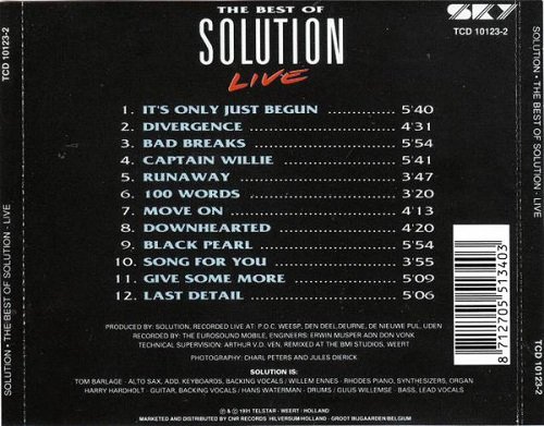 Solution - The Best Of Solution Live (Reissue) (1983/1991)