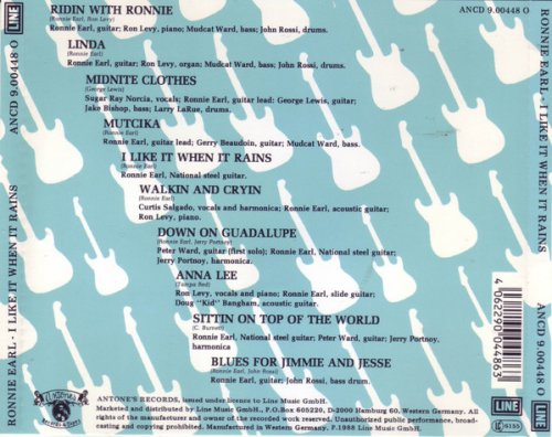 Ronnie Earl - I Like It When It Rains (1988)