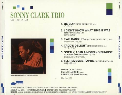 Sonny Clark - Sonny Clark Trio (1957) CD Rip