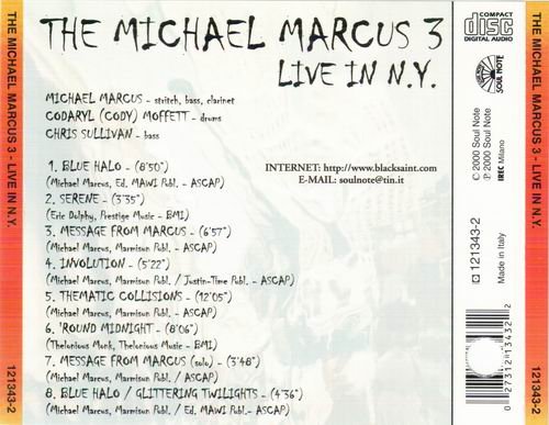 Michael Marcus 3 - Live in N.Y. (2000)