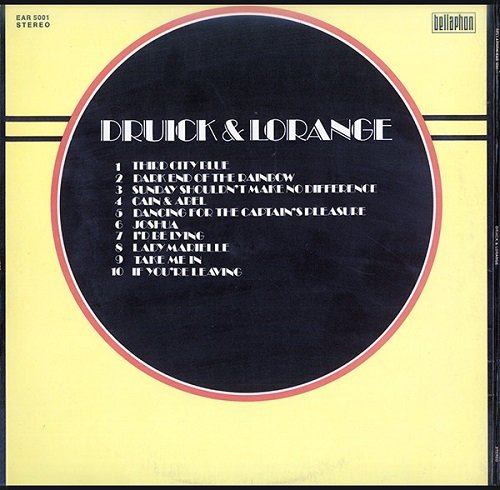 Druick & Lorange - Druick & Lorange (1974) Vinyl Rip