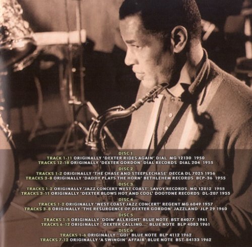 Dexter Gordon - 12 Classic Albums 1947-1962 (6CD, 2015) lossless