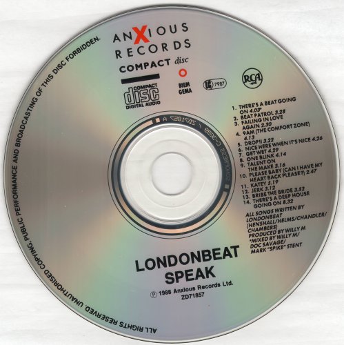 Londonbeat - Speak (1988)