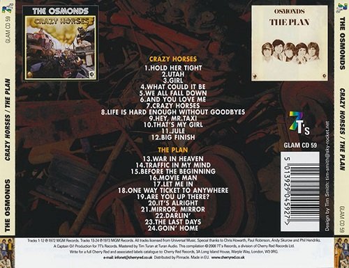 The Osmonds - Crazy Horses & The Plan (Reissue) (1972-73/2008)