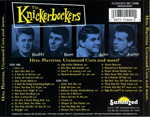 Knickerbockers - Knickerbockerism! Hits, Rarities, Unissued Cuts And More... (Reissue) (1965-67/1997)